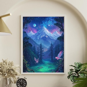 Mystical Dreamscape: Surreal Fantasy Art Print