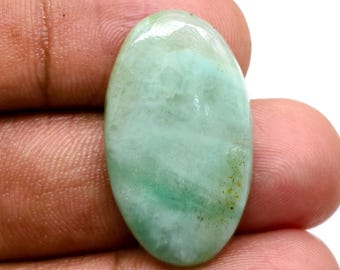 Gema de azurita única, lisa y pulida, ideal para joyería y colgantes, 26,50 ct, 30 x 17 x 5 mm