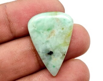 Gema suelta de azurita en forma de pera, gema de cristal de diseño para joyería, 19,50 quilates