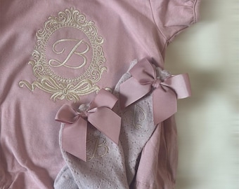 Bebé niña regresa a casa, pelele burbuja, regalo personalizado para bebé, monograma, recién nacido, fotos