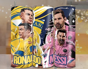 Cristiano Ronaldo Tumbler Wrap: CR7 Soccer Fan Design (Digital Download)