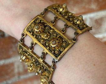 Vintage Rice Weiner Etrusceana revival bracelet