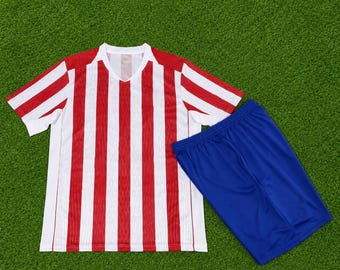 Kids & Adults Custom Red style Football Set - Men Sportswear Kit