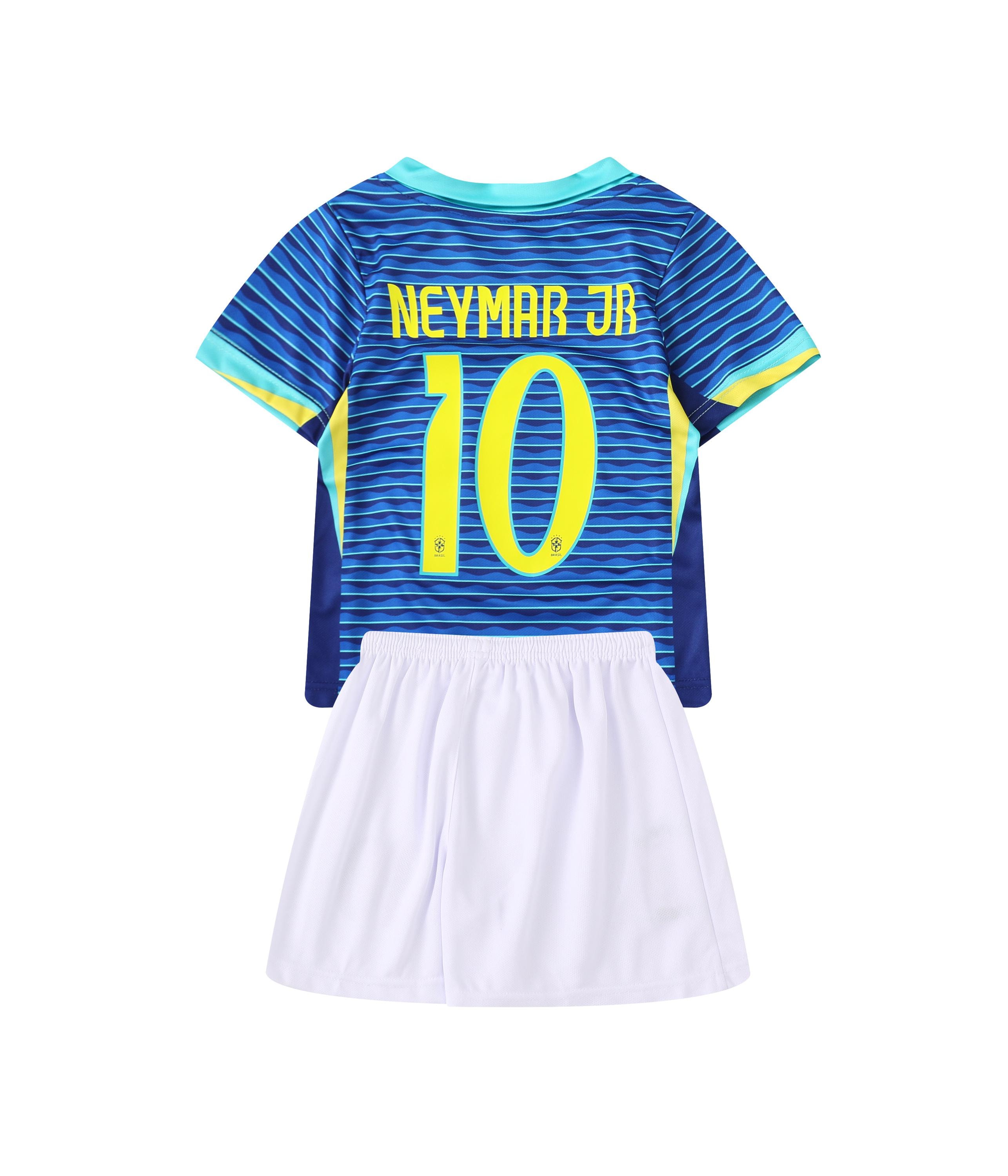 Neymar Jr Shirt & Shorts Set | Brazil National Team Design No. 10