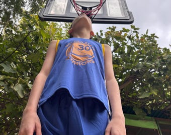 Golden State Warrios Kids Jersey&Shorts Set #30 |  Youth Baksetball suit | boys sportwear outfit