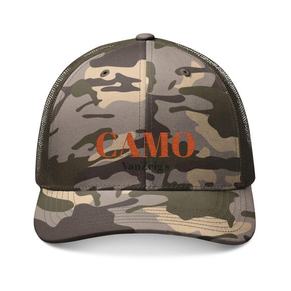Camo Trucker Hat: Cotton Blend Outdoor Hunting Cap