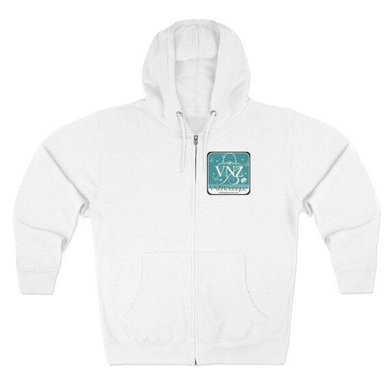 Teal Sunburst Full-Zip Hoodie | Inspirational Graphic, Soft Fleece