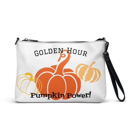 Fall Design Pumpkin Crossbody bag - 2 Designs in One Bag