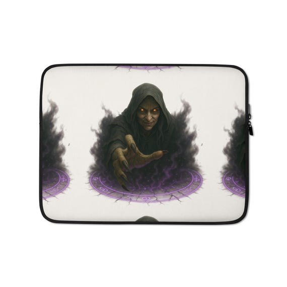 Dark Creepy Witchy Demon Laptop Bag