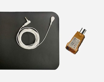 Grounding Mat with Cord and Outlet Tester – Use While Sleeping, Sitting, or Working – Helps with Sleep, Stress, Swelling