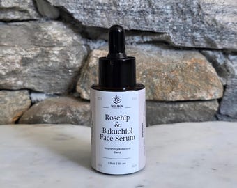 Rosehip & Bakuchiol Face Serum: Plant-Based Retinol Alternative