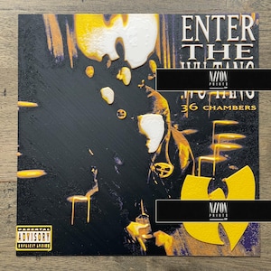 Wu-Tang Clan - Enter the Wu-Tang (36 Chambers) Inspired 3D Printed Music Album Poster Fan Art