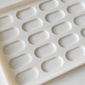 BJD Augen Aufbewahrungsbox - 3D gedruckte stapelbare Tablett mit Deckel - für 20 Paare - 12/14/16/18 mm - Kundenspezifische Größe erhältlich - staubdicht, durchsichtige Abdeckung Bild 4