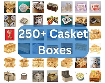 Laser Cut Storage Box Digital File | Flip Up Lid DIY Plans (DXF and PDF)