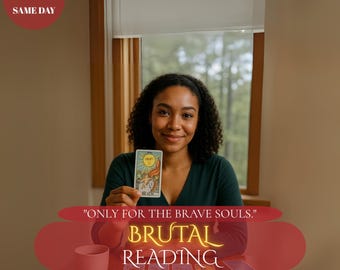 Same Hour Extra Detailed Brutal Tarot Reading, No sugar coating, Honest Brutal Psychic Prediction