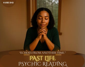 SAME HOUR Past Life Reading Detailed, Past Life Psychic Reading, Tarot Card Reading, Past Life Medium Reading, energy healing