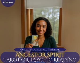 Ancestor Spirit Psychic Reading, Same Hour Ancestral Messages & Spirituelle Anleitung, Psychische Einsichten