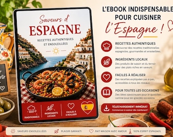Ebook 10 Spanish Recipes for 1 Person – Cooking Solo (Downloadable PDF)