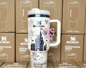 Niestandardowy grawerowany kubek Castle 40Oz