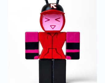 Figura impresa en 3D de Veeronica Forsaken / Arte de fan de Roblox pintado a mano / Gran artículo de colección de terror / Regalo para gamers