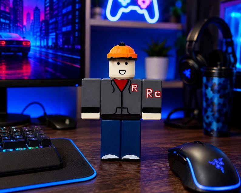 Builderman Forsaken 3D Printed Figure | Hand-painted Roblox Icon Fan ...