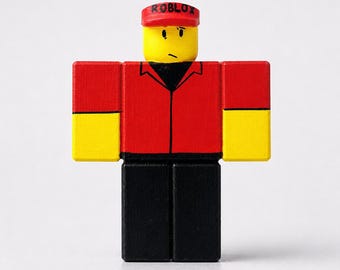 Figura impressa em 3D de Elliot Forsaken | Arte de fã de Roblox pintada à mão | Item de colecionador de terror | Presente para gamers
