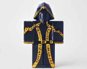 Figura impressa em 3D do Taph Forsaken | Arte de fã de Roblox pintada à mão | Item de colecionador de terror | Presente para gamers