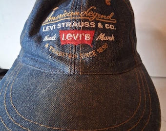 Levi's 90s Vintage Denim Blue Cap "American Legend"