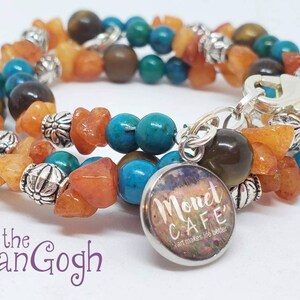Artist Series Bracelet Monet Cafe Colorful Beaded Bracelet Jewelry for Artist Monet