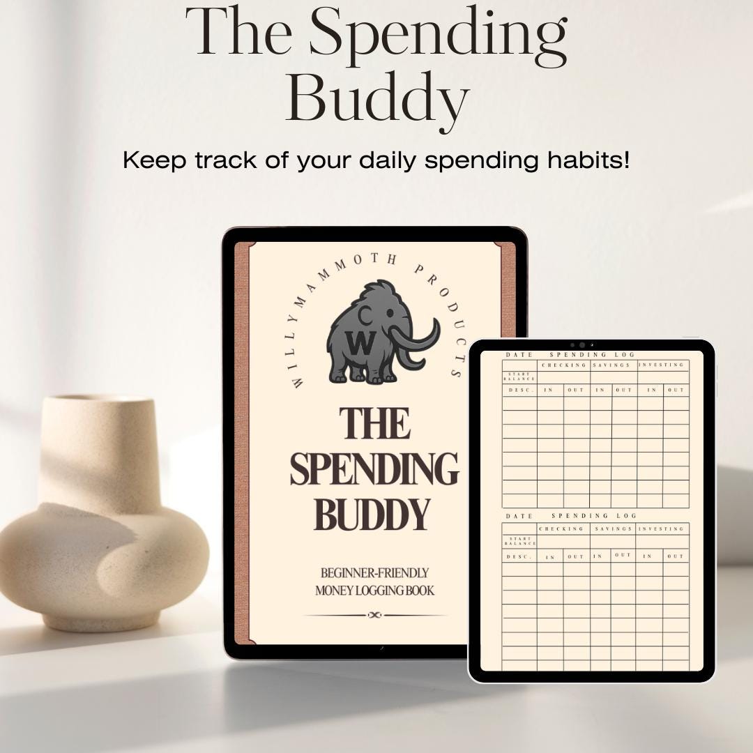The Spending Buddy | Digital Budget Planner, Expense Tracker PDF ...