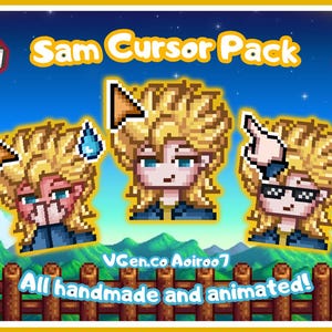 Stardew Valley Sam Animated Cursor Pack