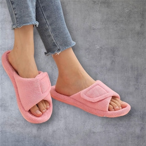 Orthopädische Hausschuhe für Damen, Heimschuhe zur Unterstützung des Fußgewölbes, weiche, stilvolle, bequeme Schuhe