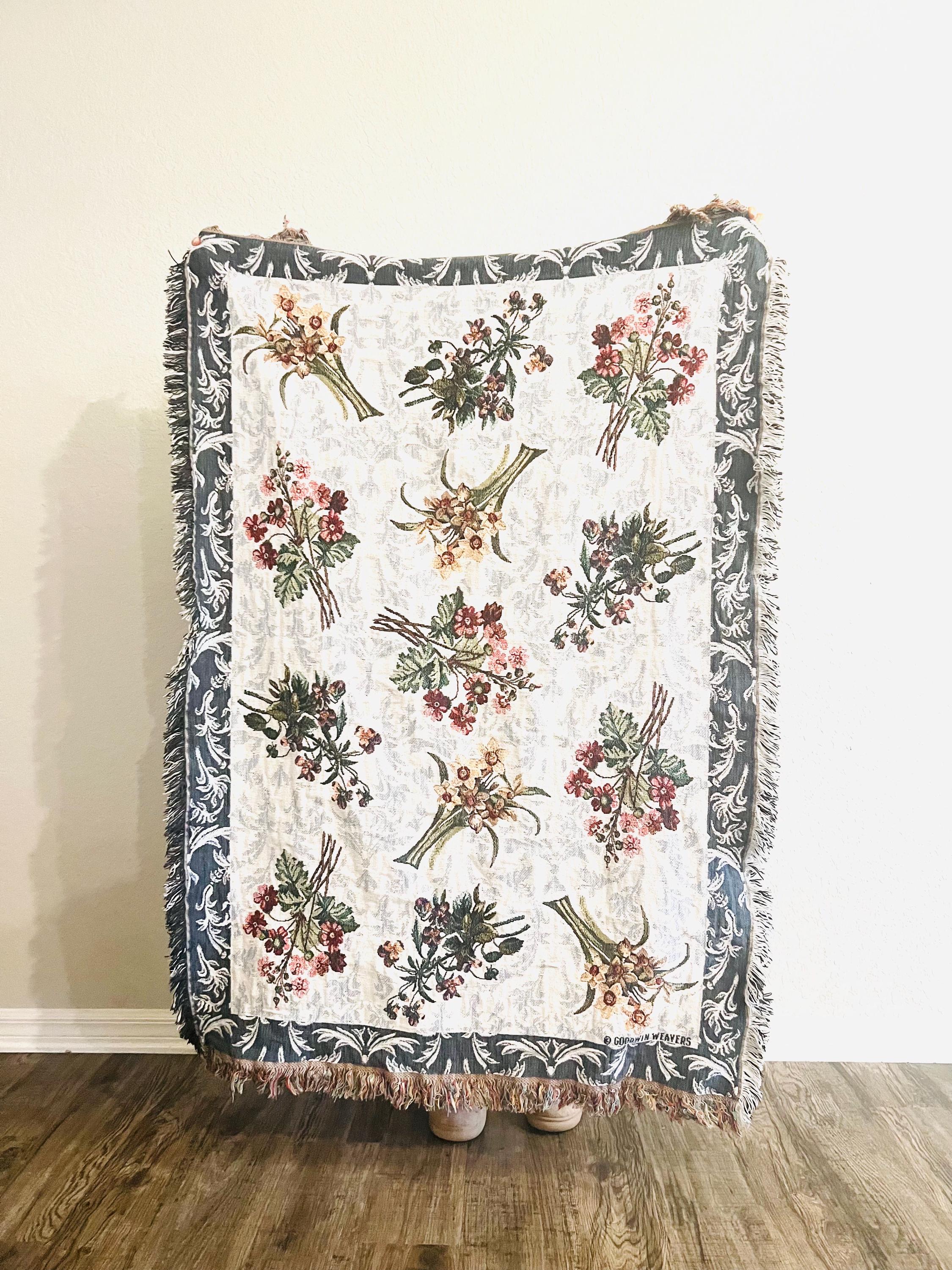 Vintage Goodwin Weavers Blanket - Etsy