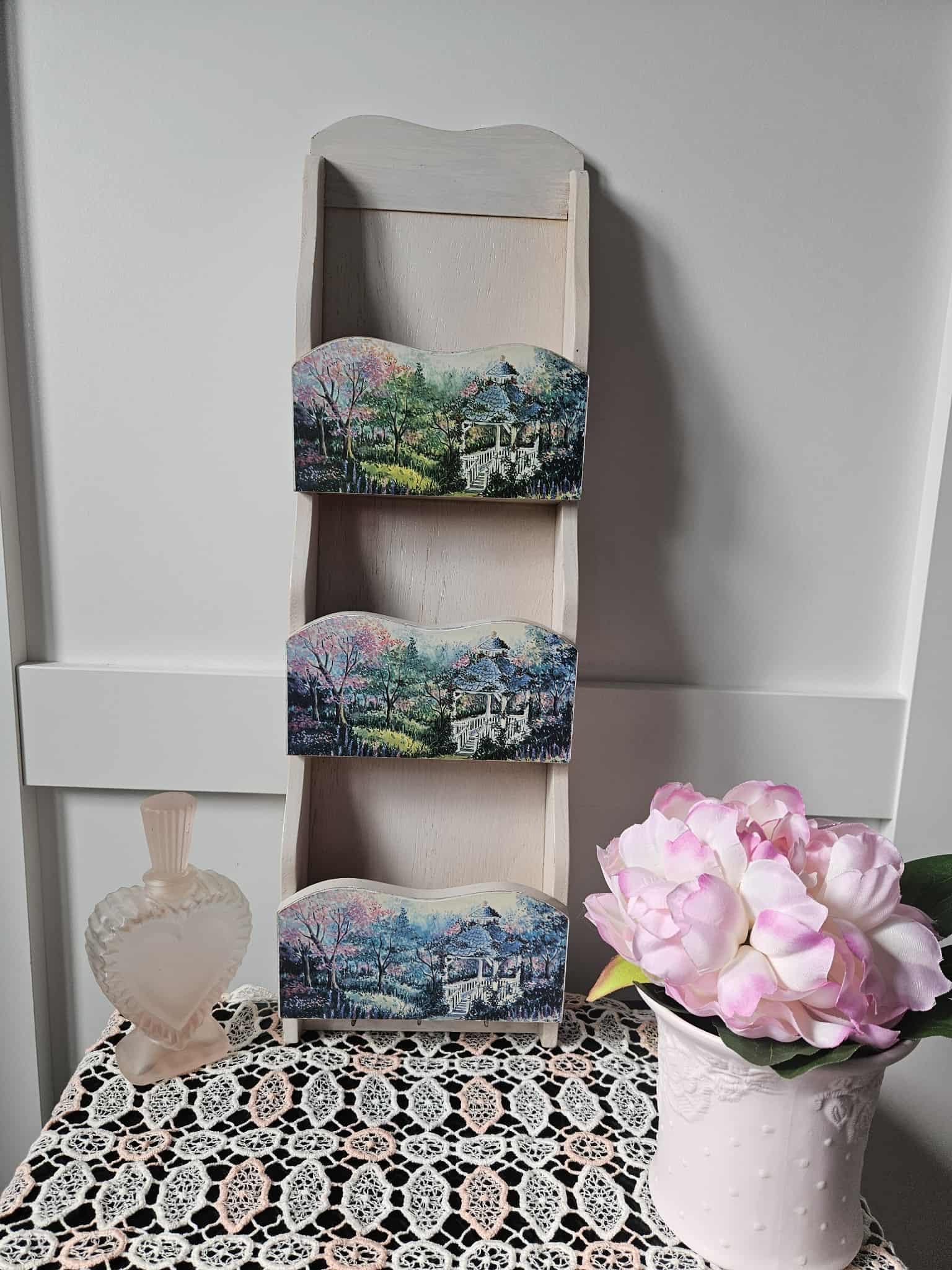 Bee Letter Racks Letter Holder Lesser & Pavey Lavender & Bees Designed Letter Rack ...
