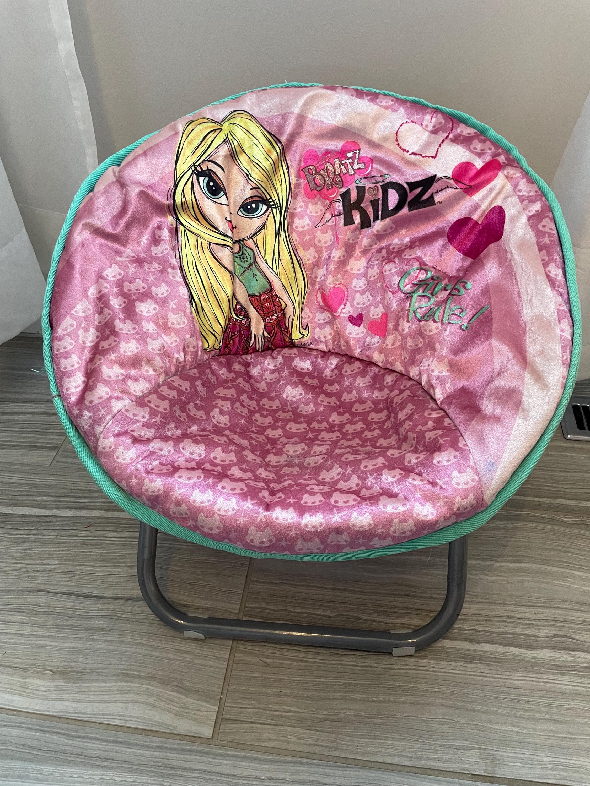 RARE GIRLS Bratz Yasmin Sasha Jade Foldable Saucer Pink Turquoise