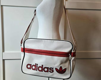 adidas ショルダーバッグ 80sヴィンテージ 80年代 adidas ショルダーバッグ ブラック/レッド Vintage