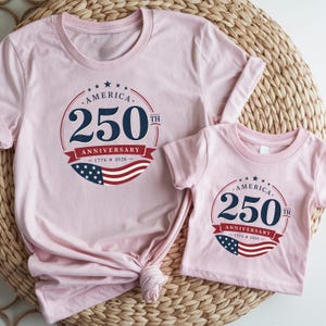 America 250th Anniversary Family Shirt | Unisex 1776-2026 Patriotic Family Tee | Fourth of July Kids Baby Matching Gift image 8
