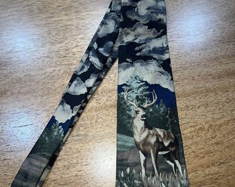 Reed St. James Deer Wildlife Nature Hunting Novelty Necktie Made In USA