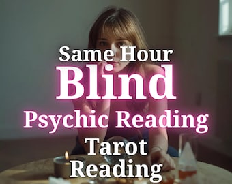 Blind Psychic Reading, Spiritual Guidance, Same Hour, Digital PDF