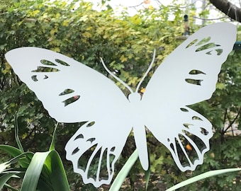 Schmetterling Fensteraufkleber aus Milchglasfolie  groß, selbstklebende Fensterfolie, Fensterdeko