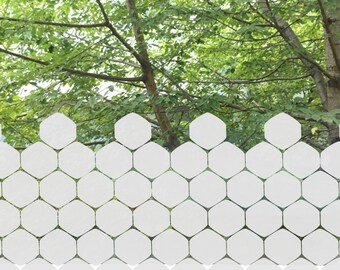 Honeycomb Window Film, Hexagon Privacy Film, Privacy Glass Decal, Honeycomb Decoration, Geometric Window Decor, Living Room Window Privacy