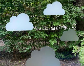 Cloud Wall decals or window decals, Set of 12