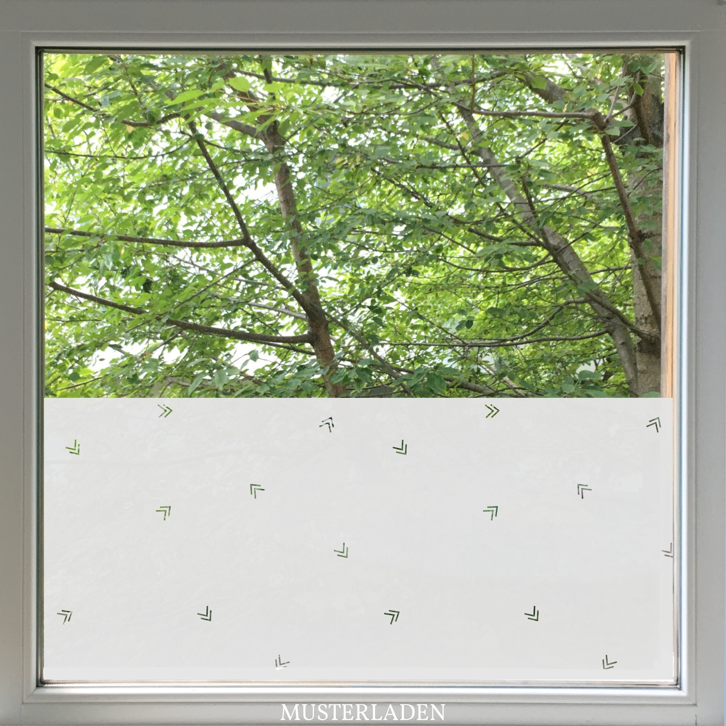 Fensterfolie Naturmotiv, dekorativer Sichtschutz Fenster, Blätter Folie  Fenster Glas, Blickschutz Glas Folie, Fensterdeko Folie Zweige Bad -   Schweiz