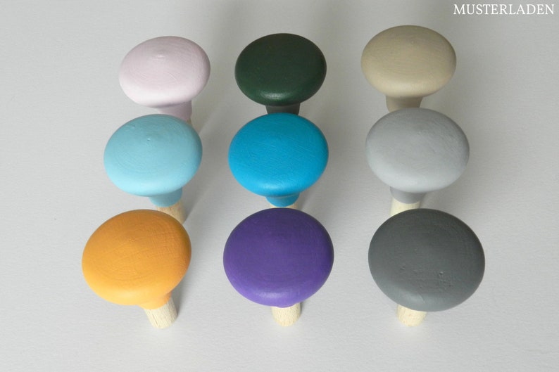 Round Furniture Knobs Colourful Drawer Knobs Knobs Etsy