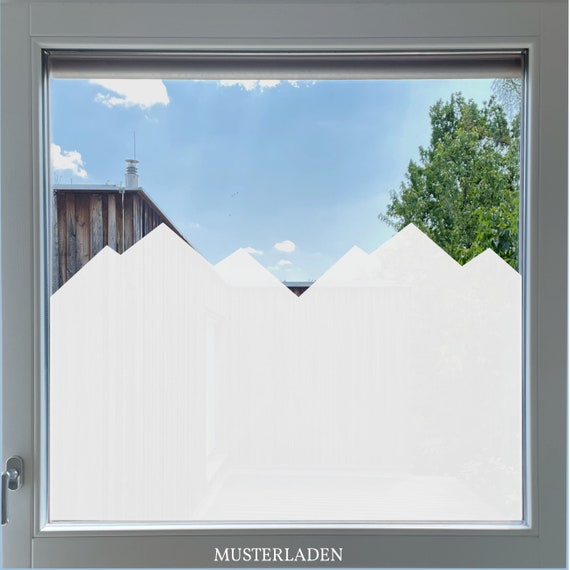 Film pour fenêtre Mountain pour vitres, 23,6 et 31,5 pouces, 60 et
