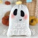 Ghost - Knitting Machine Pattern for Sentro Addi Halloween Crafts - Etsy