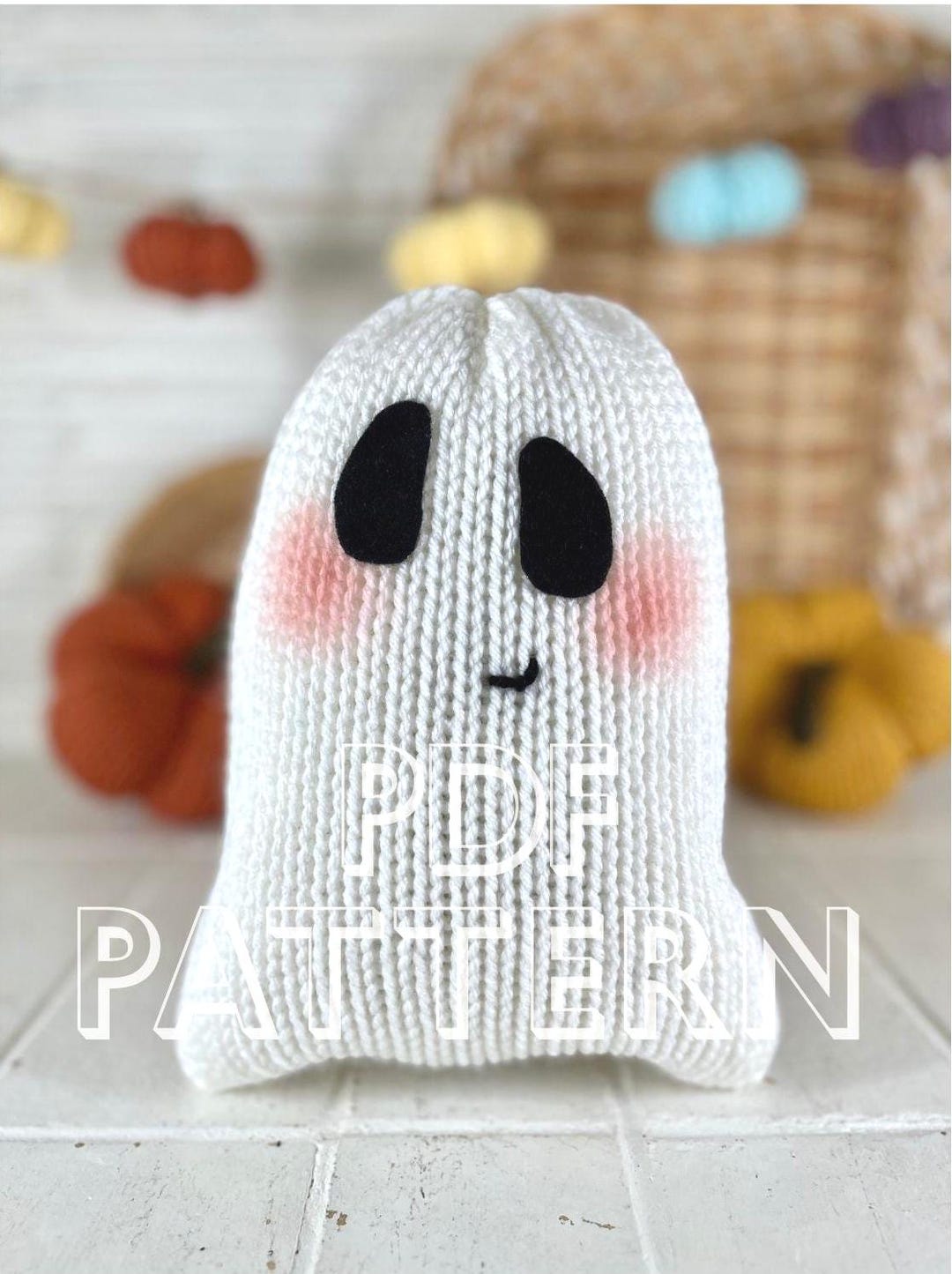 Ghost - Knitting Machine Pattern for Sentro Addi Halloween Crafts - Etsy
