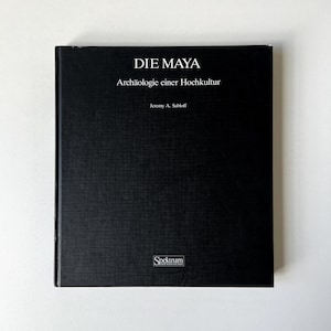 Vintage History Book: Die Maya - Archäologie einer Hochkultur von Jeremy A. Sabloff – 1991 – Coffee Table Book – Elegantes Hardcover