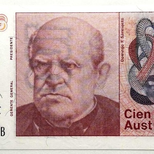 Argentina Banknotes – Set of 3 Australes – 1, 100, 500 – UNC/XF – Historical Collectibles