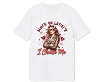 Camiseta "Al diablo con San Valentín, yo me elijo" / Camiseta gráfica de Independent Gal